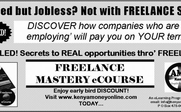 Kenya jobs freelance writers