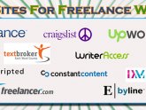 Best Sites for Freelance Writers