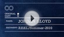 Jordan Lloyd - Summer 2010 Reel (Motion Graphics Design